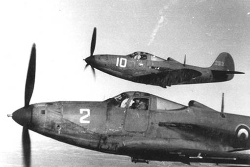 P-39 du GCIII/6 en vol